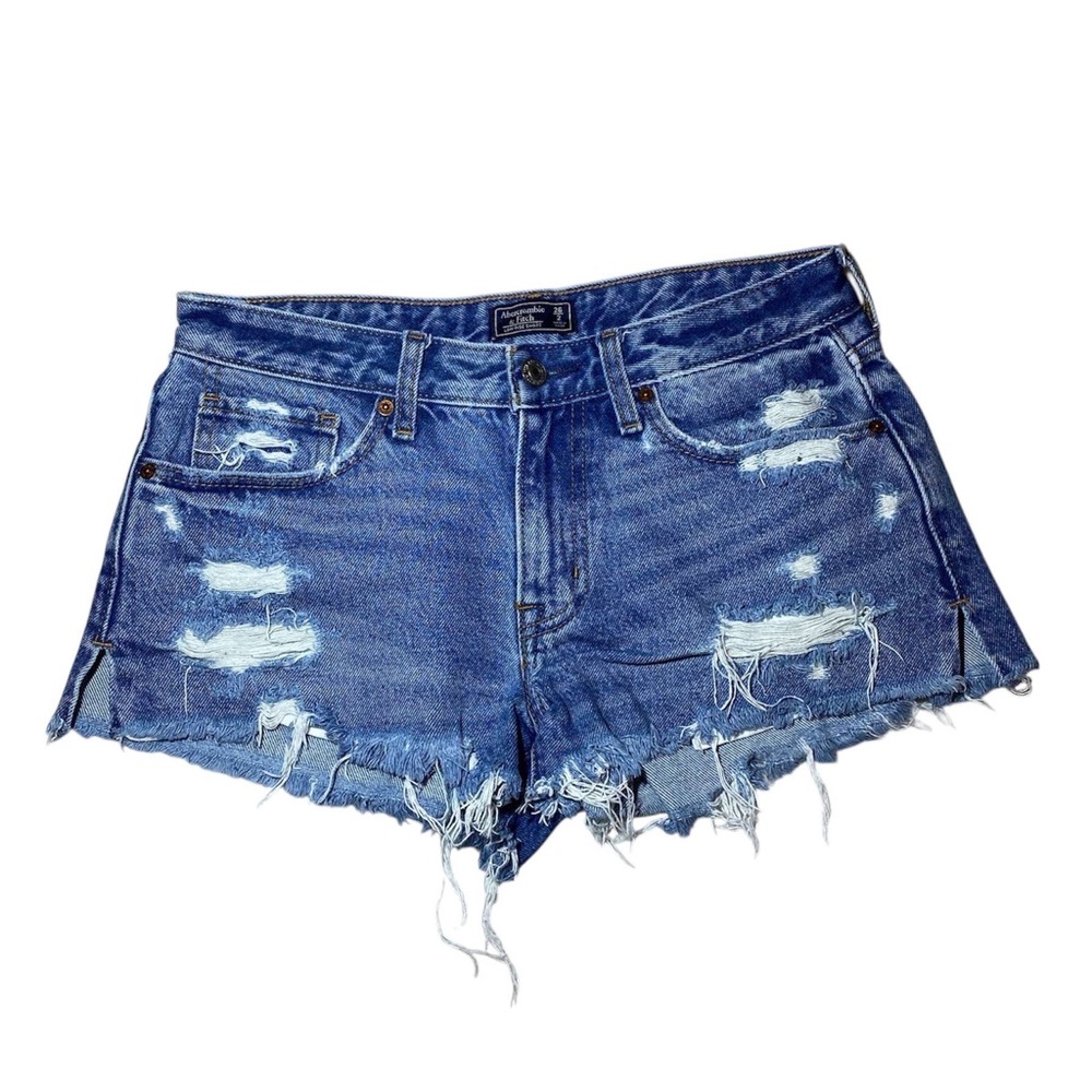 Abercrombie & Fitch Low Rise Denim Shorts